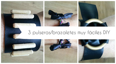 3 vídeo tutoriales de pulseras brazaletes con retales,trozos,restos,abalorios incluso piezas de bricolaje para hacer fácilmente tu misma en poco tiempo.