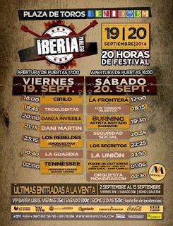 Iberia Festival: Burning con Ramoncín, Los Secretos, Dani Martín, La Unión, Danza Invisible, Toreros Muertos, Orquesta Mondragón...