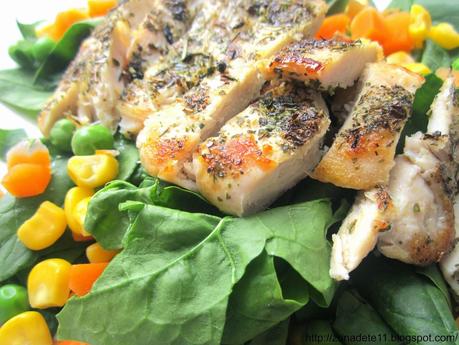 Recetas con té : Ensalada de pollo