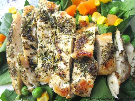 Recetas con té : Ensalada de pollo