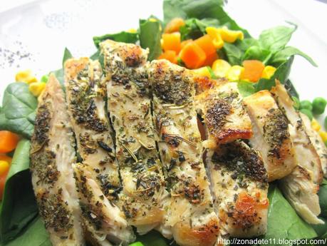 Recetas con té : Ensalada de pollo