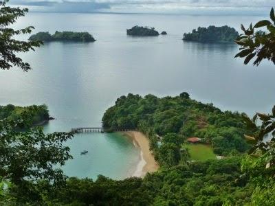 Vista parcial de Coiba, Panama