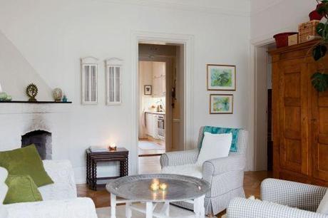 pisos para mayores estilo nórdico escandinavo estilo clásico femenino decoración femenina blanco decoración en blanco cocinas pequeñas blancas cocinas nórdicas cocinas decoración vintage blog decoración nórdica 