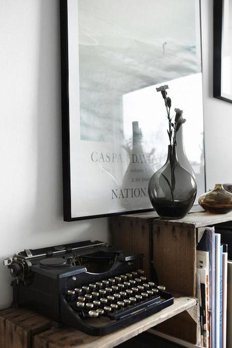 Interior shots of an apartment in Stockholm, Sweden.