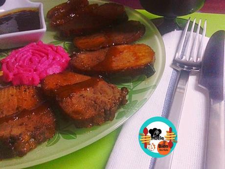 Ternera con salsa oriental