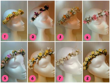 Diademas de flores by La morada de Noa