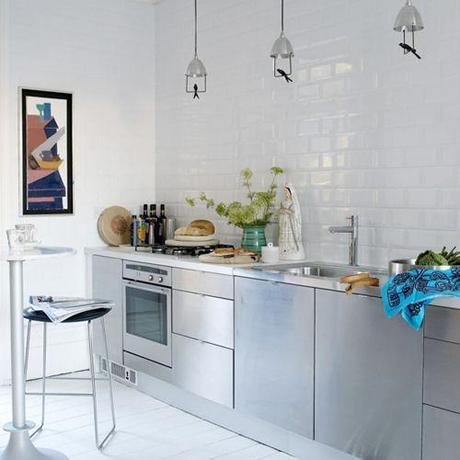 Azulejos Metro en el Diseño de la Cocina - Paperblog
