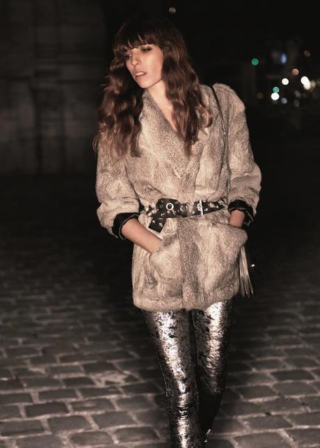 maje, shopping, fw14, lou doillon, fur coat, lace dress, leather mini skit, normcore, french style, judith milgrom, cristina blanco, guiadeestilo, cristina blanco, fashion blogger, spanish fashion blogs