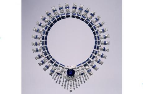 Cartier - las joyas de Marjorie Merriweather - collar de zafiros - por Vintage By Lopez-Linares