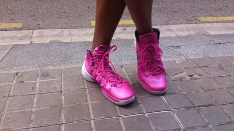 bambas rosas nike chico hombre