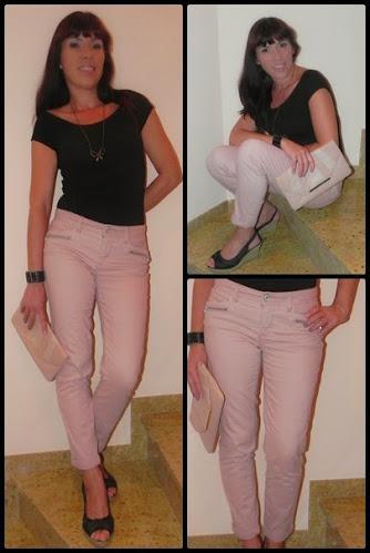 Rosado otoñal (look, outfit y manicura)