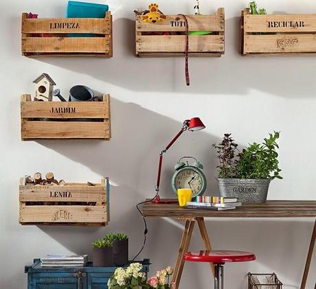 12 FORMAS DE DECORAR CON CAJAS DE FRUTA