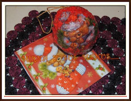 ESFERA NAVIDEÑA RECICLANDO