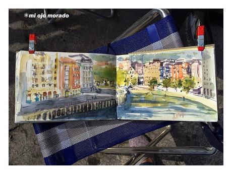 Pintar por Bilbao un sábado Pintar por Bilbao un sábado