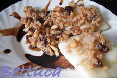 LOMOS DE BACALAO AL HORNO CON FRUTOS SECOS