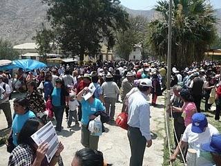 DIÓCESIS DE CARABAYLLO PEREGRINA A QUIVES: ¡METER A CRISTO HASTA EN LA SOPA!