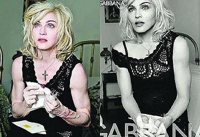 Madonna y el photoshop