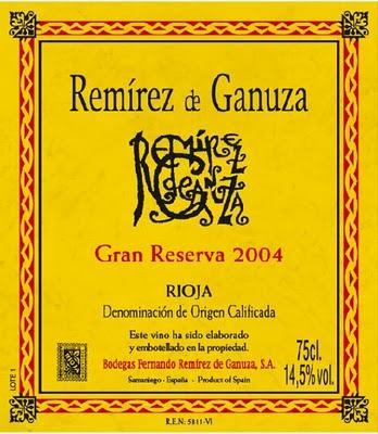 El vino de Remírez de Ganuza Gran Reserva 2004, consigue los 100 puntos de Parker