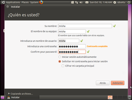 Instalación Ubuntu 10.10: Guía de supervivencia.