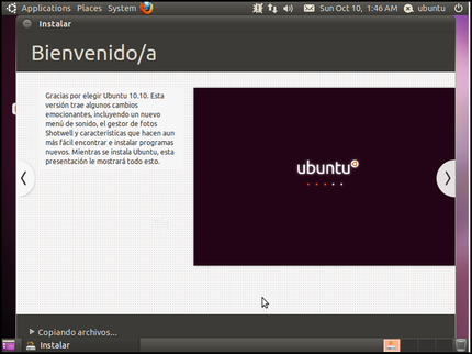 Instalación Ubuntu 10.10: Guía de supervivencia. Instalación Ubuntu 10.10: Guía de supervivencia.