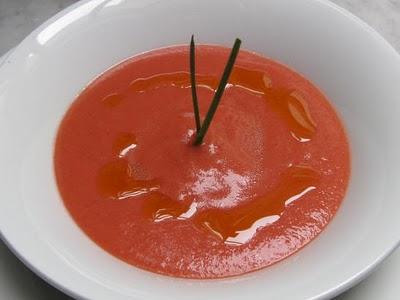 Gazpacho de fresa