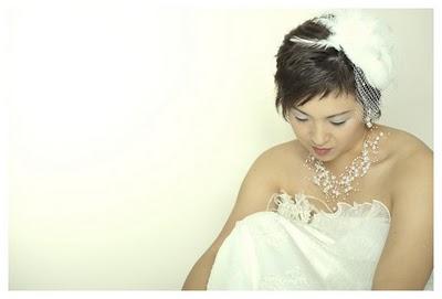 Ideas para novias de pelo corto