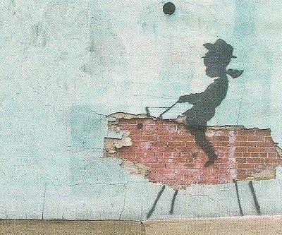 Curiosidades. Arte callejero. HUMOR INTELIGENTE