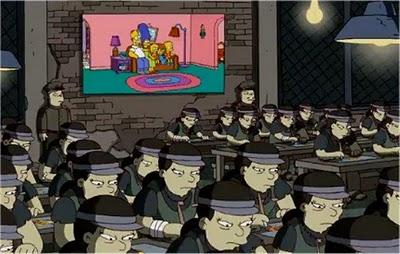 Los Simpsons según Banksy