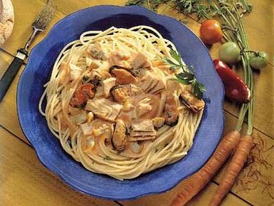 Espaguetis a la marinera