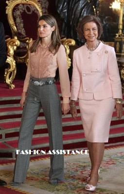 Recepción en el Palacio Real con motivo del 12 de octubre. Imágenes de la Familia Real