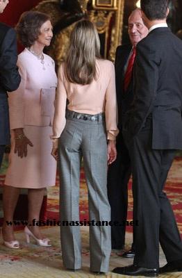 Recepción en el Palacio Real con motivo del 12 de octubre. Imágenes de la Familia Real