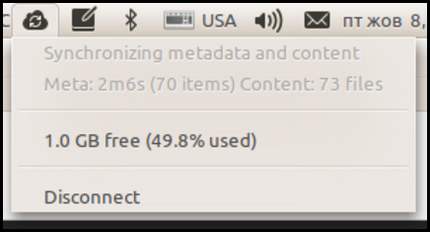 ubuntu one indicator