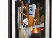 Desmemoria árbol palacio. Collage Centímetros interior enmarcado.