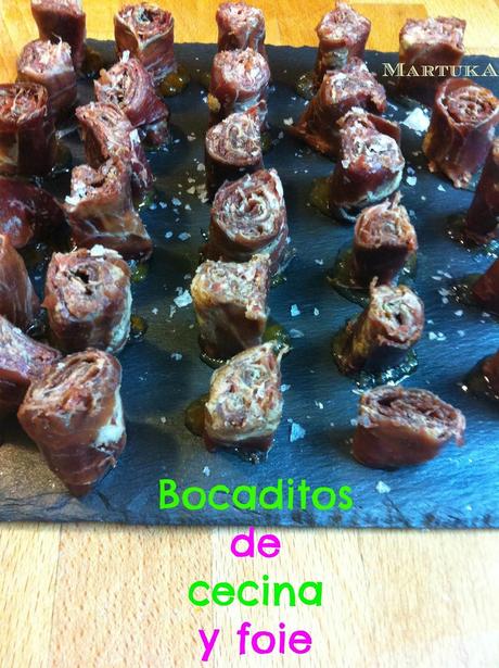 Bocaditos De Cecina Y Foie