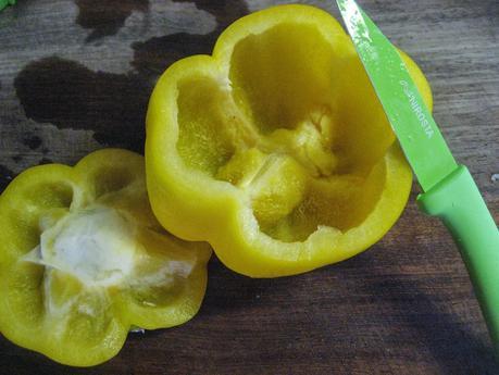 MACARRONES VEGETALES CON PIMIENTOS