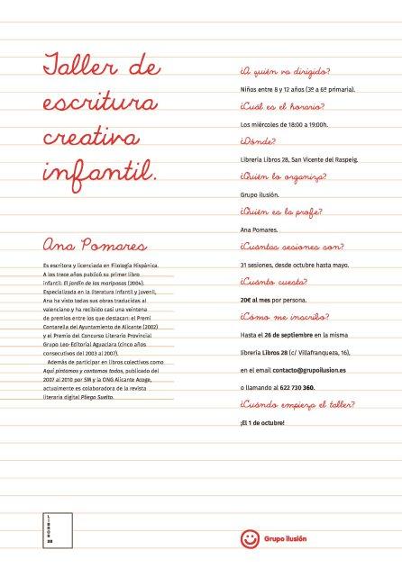 Cartel del Taller en su 2ª Edición