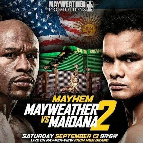 Floyd Mayweatjer vs Chino Maidana, La Revancha Floyd Mayweather-Chino Maidana