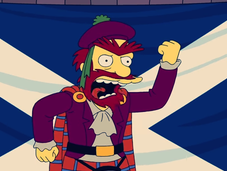 personaje Willie, Simpson, apoya Escocia independiente