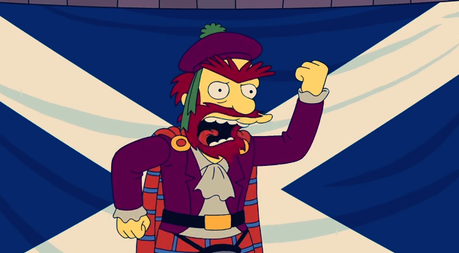 El personaje Willie, de Los Simpson, apoya una Escocia independiente