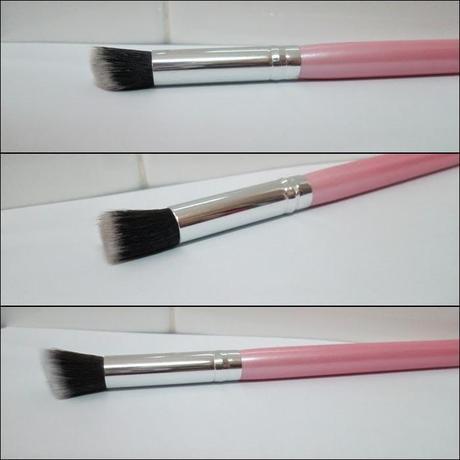 10 Makeup Pink Brushes Set 