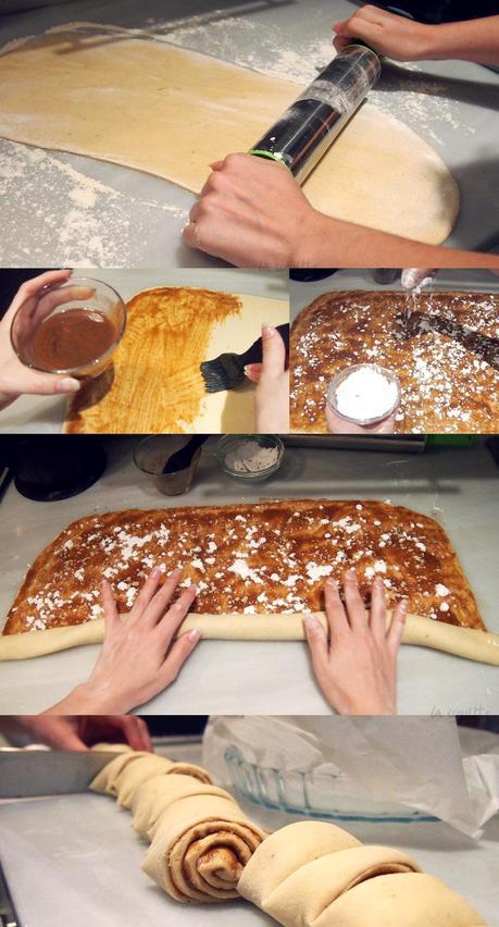 Cinnamon Rolls rollos de canela estilo neoyorquino Cinnamon Rolls la Coquette enrollar