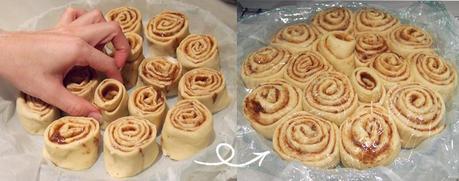 Cinnamon Rolls rollos de canela estilo neoyorquino Cinnamon Rolls la Coquette bandeja
