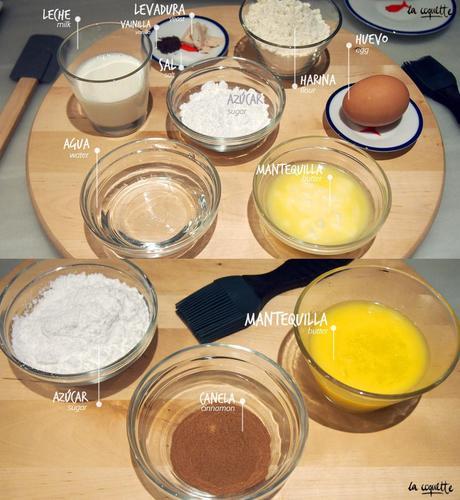 Cinnamon Rolls rollos de canela estilo neoyorquino Cinnamon Rolls by la Coquette ingredientes