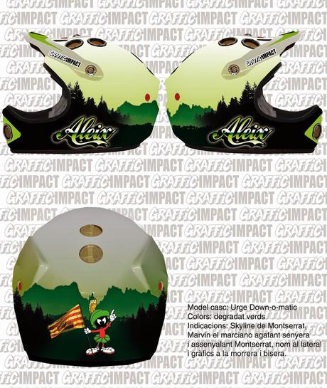 Casco urge bike down-o-matic pintado