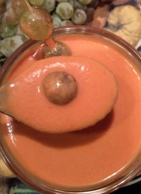 Gazpacho con Uvas