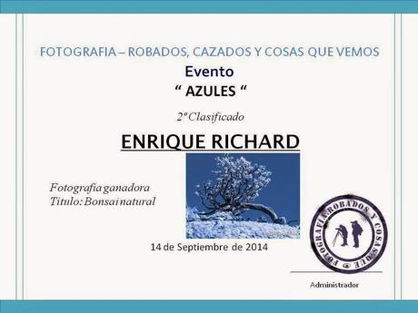 CONCURSO DE FOTOGRAFÍA AZUL/BLUE - España 2014 - Ganador en el 2do Puesto