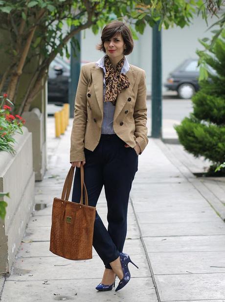 Mis Looks - Azul y animal print