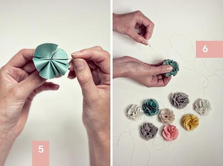DIY GUIRNALDAS DE PAPEL Y TELA