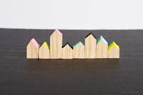 DIY: Mini casas de madera para jugar o decorar