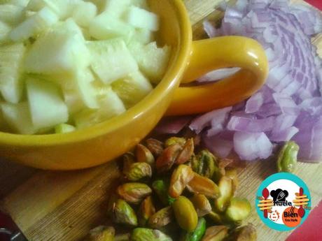 Carpaccio de calabacín relleno